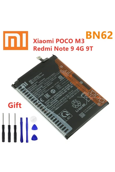 AXYA REDMİ 9T PİL BATARYA BN62 + TAMİR SETİ ürün görseli 1