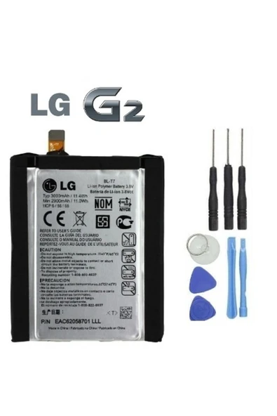 AXYA Lg G2 Batarya Pil D800 D801 BL-T7 3000 mAh ürün görseli 1
