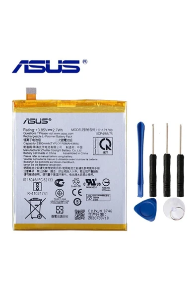 AXYA Asus Zenfone 5 2018 Ze620kl-zs620kl C11p1708 Batarya Pil+tamir Seti ürün görseli 1