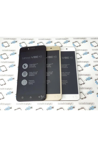 LENOVO K5 A6020 Lcd Ekran Çıtalı Full Servis Ekran Siyah ürün görseli 1
