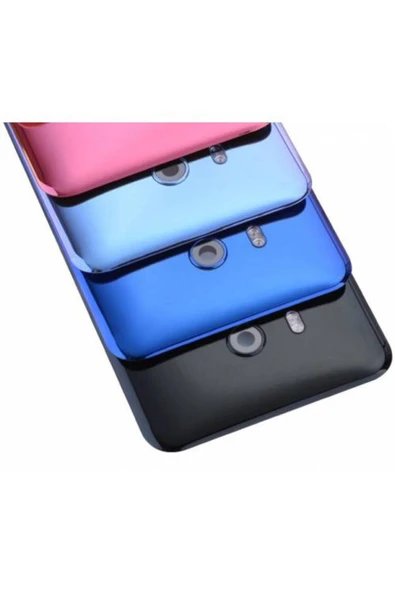 AXYA Htc U11 Arka Pil Batarya Kapak Cam Mavi ürün görseli 1