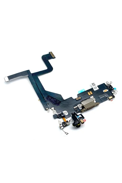 AXYA iPhone 13 Pro Uyumlu Şarj Soketli Mikrofon Film Flexi Bordu Gece Yarısı ürün görseli 1