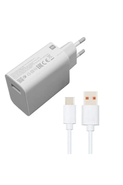 AXYA Xiaomi Tubo 33W Uyumlu Şarj Adaptörü ve Type-C Kablo MDY 11EZ ürün görseli 1