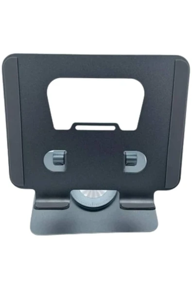 SenalStore Tablet Standı 360 Derece Metal Çok Fonsiyonlu - Füme ürün görseli 1