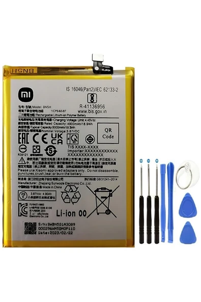 AXYA Xiaomi Redmi 11e Pil Batarya Bn5h 5000 Mah+tamir Seti ürün görseli 1