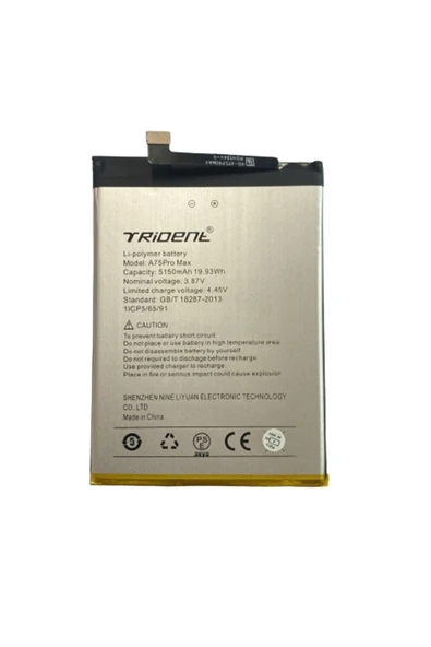 AXYA TRİDENT A75 PR0 MAX PİL BATARYA 5150 mAh ürün görseli 1