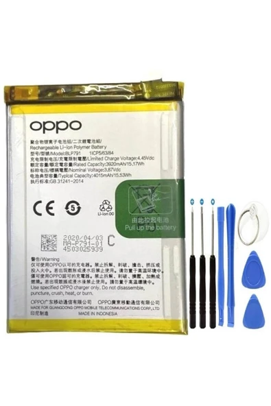AXYA Oppo Reno 4 Pil Batarya + Tamir Seti Blp791 ürün görseli 1