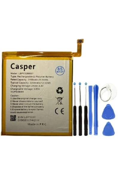 AXYA Casper E3 Pil Batarya + Tamir Seti ürün görseli 1