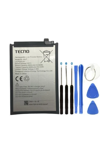 AXYA Tecno Camon 17 Pro Pil Batarya + Tamir Set Bl-49JT 5000 mAh ürün görseli 1