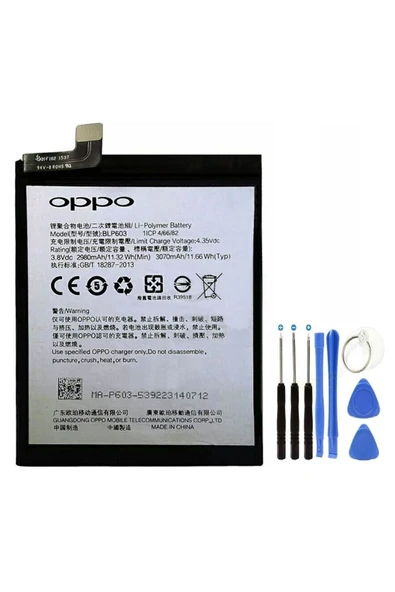 AXYA Oppo R7S R7ST R7SM Pil BLP603 Batarya ve Tamir Seti ürün görseli 1