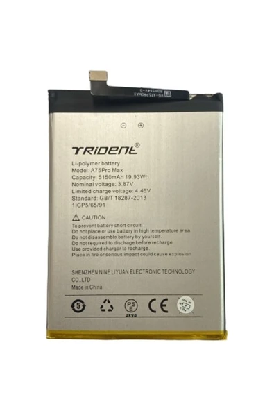 AXYA Trident A75 Pr0 Pil Batarya 5150 Mah ürün görseli 1
