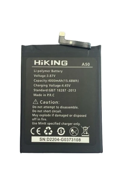 AXYA Trident A50 Pil Batarya 4000 Mah ürün görseli 1