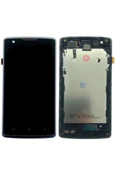 AXYA Lenovo A1000 Lcd Çıtalı Ekran Full Siyah Uyumlu ürün görseli 1