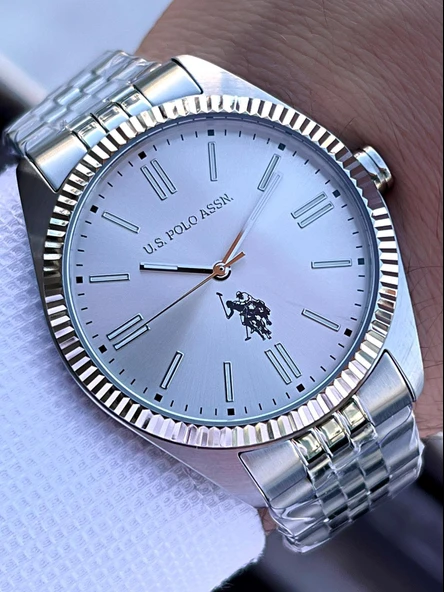 U.S.Polo Assn Çelik Kasa Ve Kordon 2 Yıl Garantili 3 Atm Suya Dayanıklı Erkek Kol Saati FS1096.01 ürün görseli 1