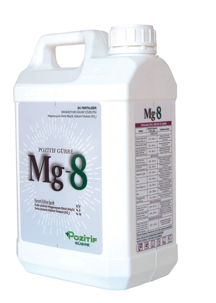 Mg-8 Magnezyumlu Magnezyum Eksikliğinde Sıvı Gübre 5 Litre ürün görseli 1