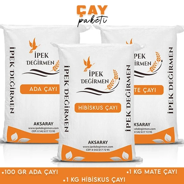 İpek Değirmen 300 GR Detox Diyet Çay Paketi Hibiskus Mate Ada Çayı ürün görseli 1