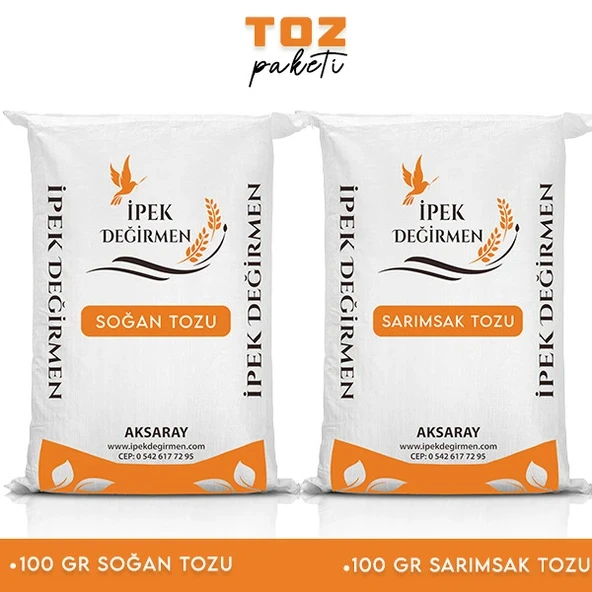 İpek Değirmen 200 GR Soğan Sarımsak Toz Paketi ürün görseli 1