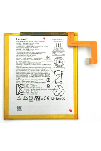 AXYA Lenovo Uyumlu Tab M10 FHD Plus L19D1P32 TB-X606FA TB-X606XA TB-X606F TB-X606X Tablet Batarya ürün görseli 1