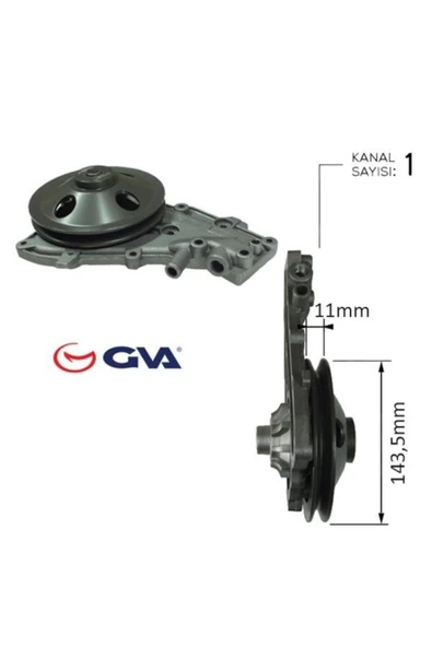 Gva 5213120 Devirdaim R9-r11-r19 1400 Pa550 ürün görseli 1