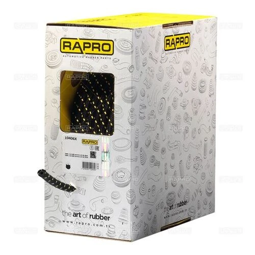 Rapro 10406x Dıstan Örgülü Yakıt Hortumu 20 Mt Lık Nbr-co Ø6x11mm Özel Bobin+kutulu ürün görseli 1