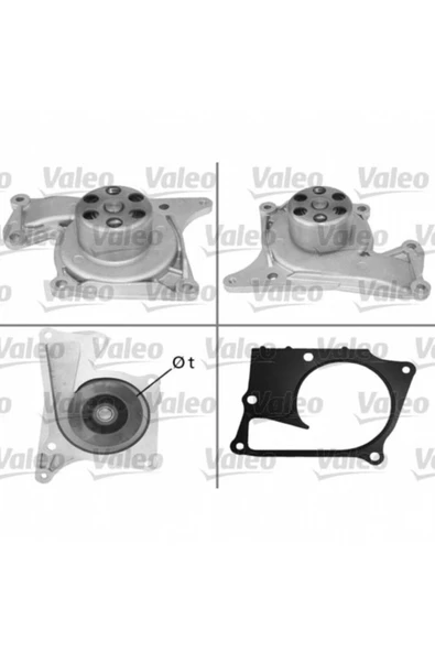Valeo 506993 Devirdaim Su Poması Renault Clio Megane Iıı 1.5 Dcı Euro ürün görseli 1