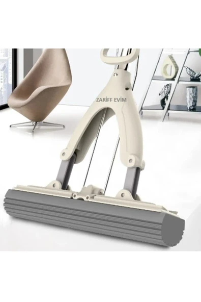 Kelebek Sıkma Mekanizmalı Mikrofiber Mop Sünger Sıkmalı Mop ürün görseli 1