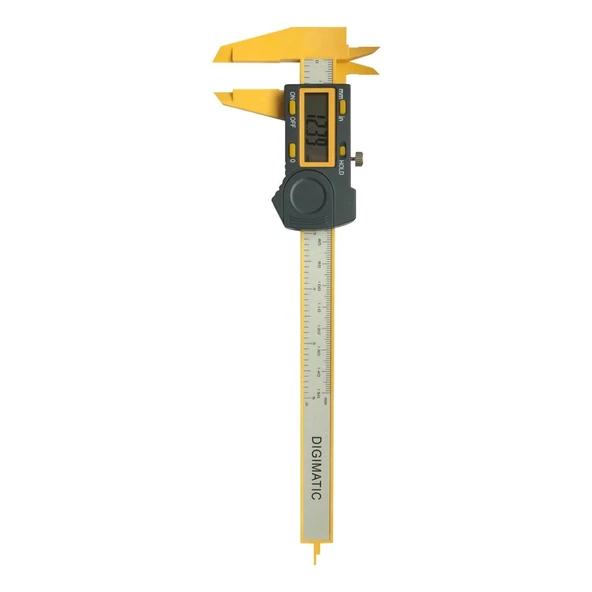 ASIMETO 0-150mmx0.1 KARBON FİBER DİJİTAL KUMPAS AS-310060 ürün görseli 1