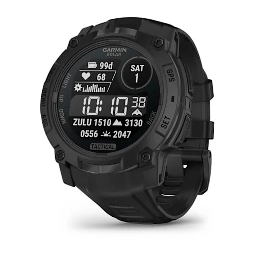 Instinct 3 – 50 mm Solar Tactical Edition Siyah ürün görseli 1