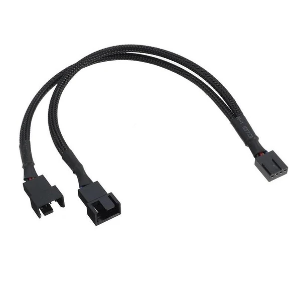 5025 Fan Çoklayıcı 2 Port Y Pwm 4 Pin Splitter Çoklayıcı Switch Kablosu ürün görseli 1