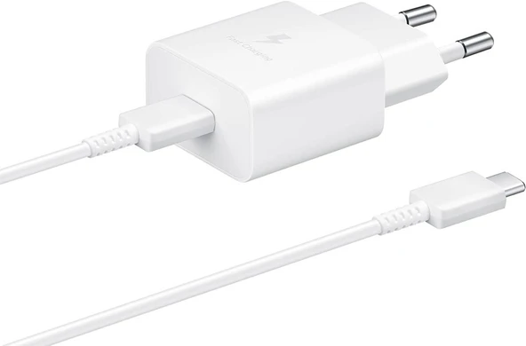 OUTLET Samsung EP-T1510 PD 15W Şarj & 3A 1m Type-C to Type-C Kablo Beyaz EP-T1510XWEGWW (Samsung Türkiye Garantili) OUTLET ürün görseli 1