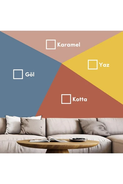 Geometrik Duvar Boyama Seti 8 - Resim 5