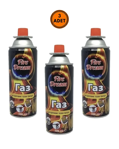 3 Adet Fire Dream Gaz Kartuşu ürün görseli 1