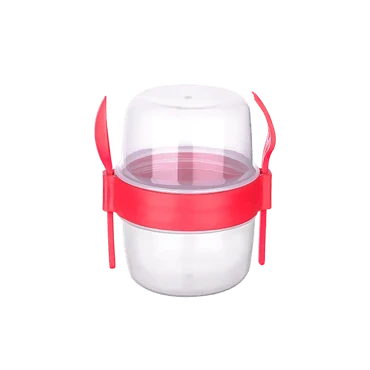 Kaşıklı Müsli Kabı 800 ml - Resim 2