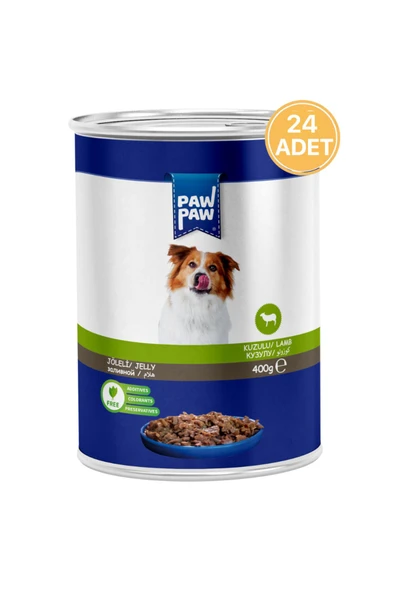 Paw Paw Kuzulu Yetişkin Köpek Konservesi 400 gr (24 Adet) ürün görseli 1
