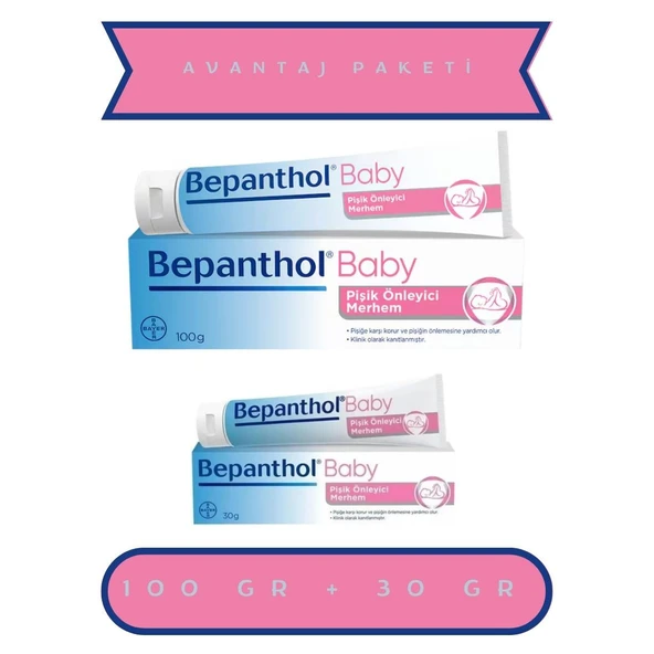 Bepanthol Baby Pişik Önleyici Merhem 30g+100gr. ürün görseli 1