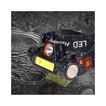 ŞARJLI DAYANIKLI BALIKÇI KAFA LAMBASI WATTON WT-056 ürün görseli 1
