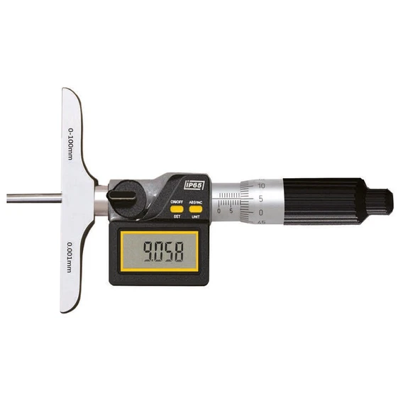 ASIMETO 0-300x0.01mm DİJİTAL DERİNLİK MİKROMETRE AS-205120 ürün görseli 1