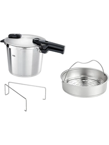 Fissler Vitaquick Black Düdüklü Tencere 6 Lt ürün görseli 1