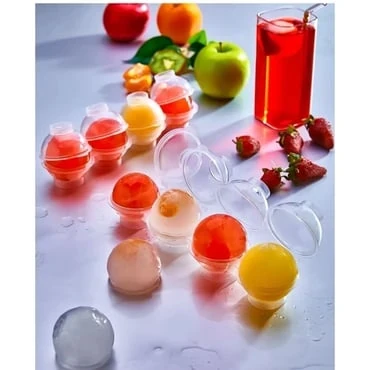 2 Adet Küre Buz Topu Sihirli 4lü Küre Buz Kalıbı ürün görseli 1