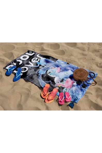 MoveBeach Desenli plaj Havlusu - Resim 3