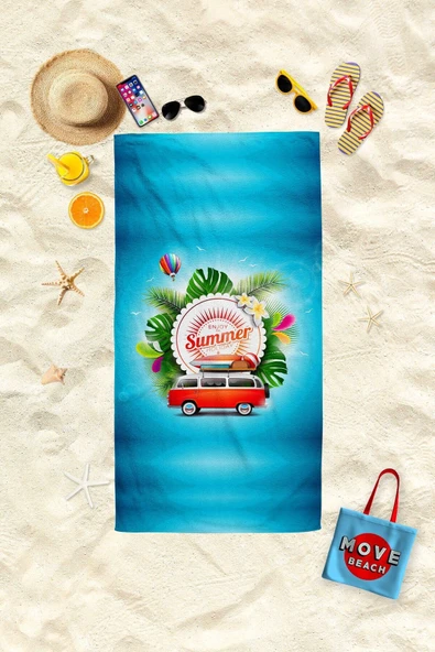 MoveBeach Plaj Havlusu, Banyo Havlusu ürün görseli 1