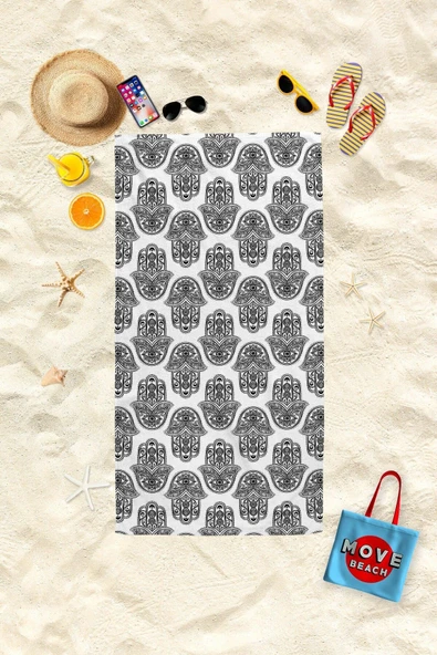 MoveBeach Desenli plaj Havlusu ürün görseli 1