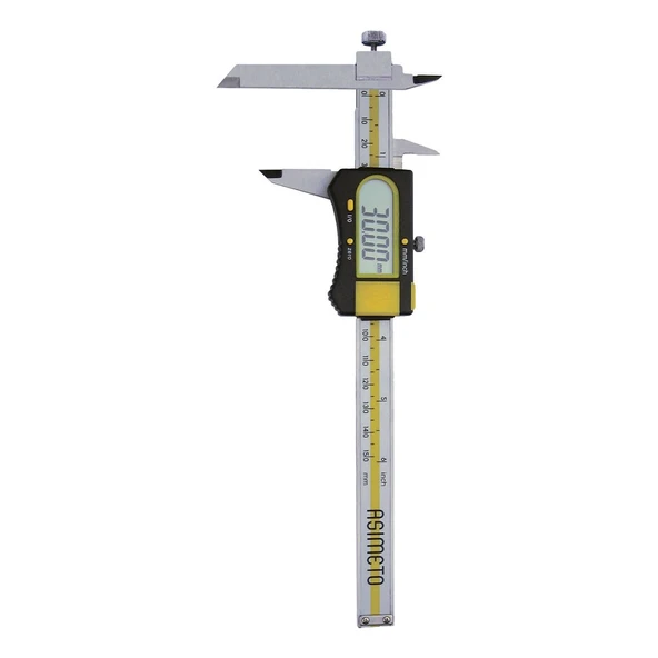ASIMETO 0-300mmx0.01 AYARLANABİLİR ÇENELİ DİJİTAL KUMPAS AS-317120 ürün görseli 1