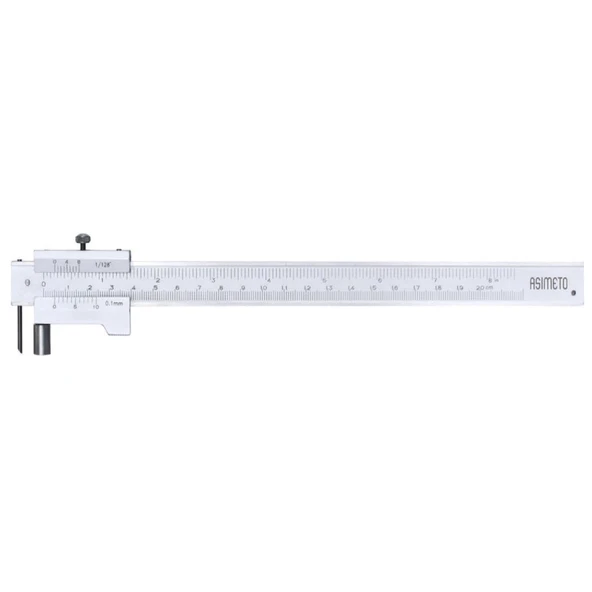 ASIMETO 0-400mmx0.1 MEKANİK MARKALAMA KUMPASI AS-322620 ürün görseli 1