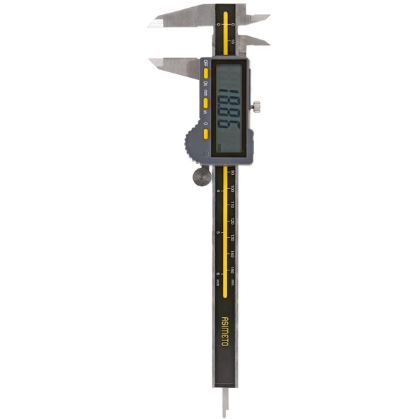 ASIMETO 0-150mmx0.01 FULL EKRAN DİJİTAL KUMPAS AS-306067 ürün görseli 1