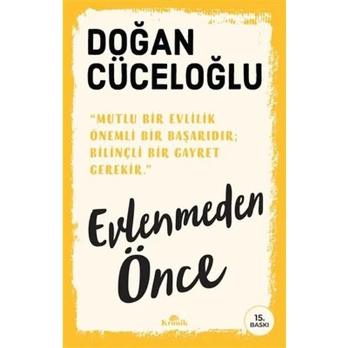 Evlenmeden Önce - Doğan Cüceloğlu ürün görseli 1