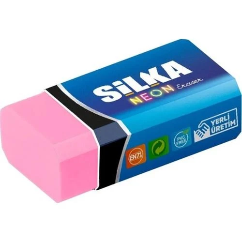 SİLKA SİLGİ NEON 4 RENK TPR ürün görseli 1