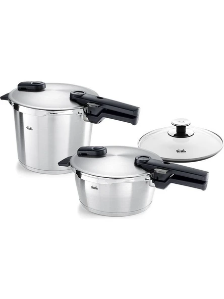 Fissler Vitaquick Premium 6+3.5 Litre Düdüklü Tencere Seti ürün görseli 1