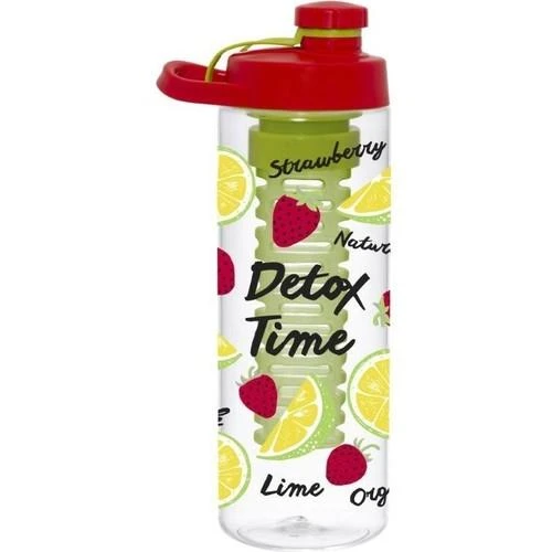 HEREVİN MATARA ÇİLEK DESEN VİDALI KAPAK 650 ML ürün görseli 1