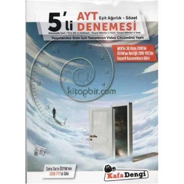KAFADENGİ AYT EŞİTAĞIRLIK SÖZEL 5 Lİ DENEME ürün görseli 1